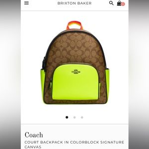 Never used Coach backpack medium size, In perfect condition, sold out everywhere